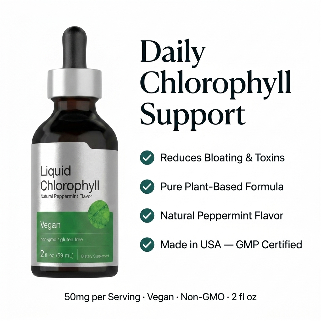 Liquid Chlorophyll Drops - Features