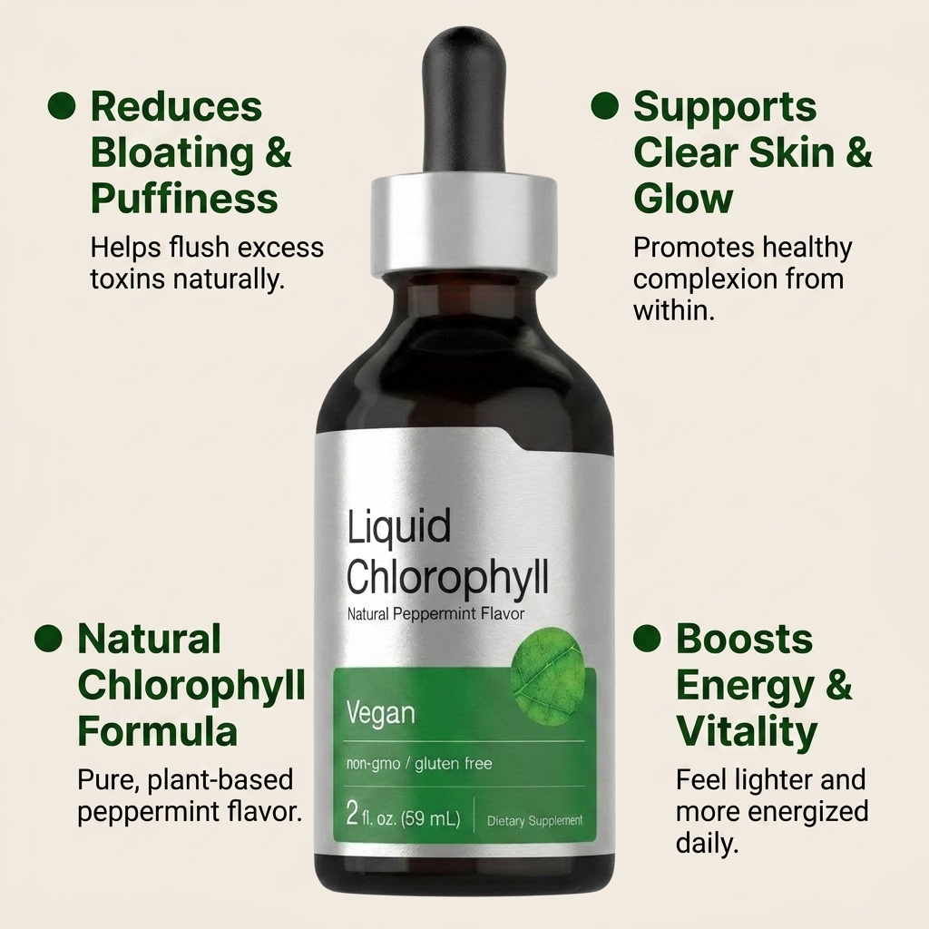 Liquid Chlorophyll Drops - Benefits